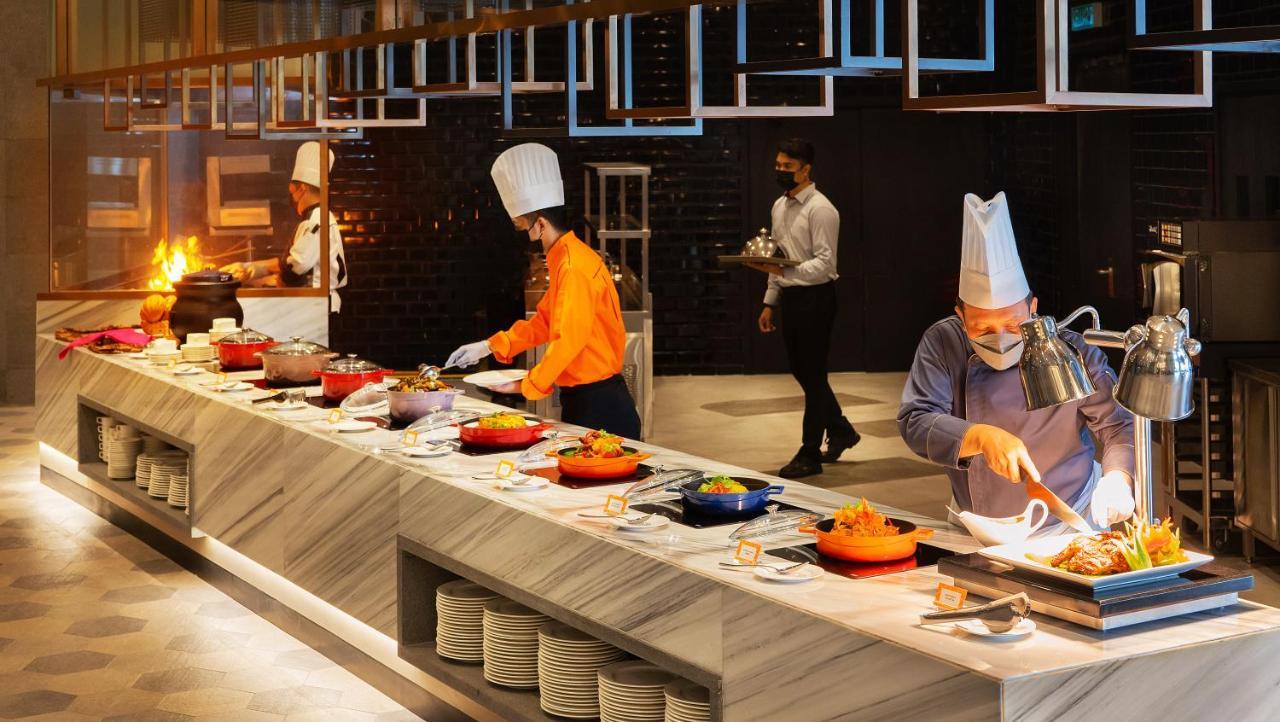 Avante Hotel Petaling Jaya Exterior foto A buffet at a hotel